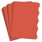 USED 7 Orange Side Wave Card - A2 Gmund Used 4 1/4 x 5 1/2 111C