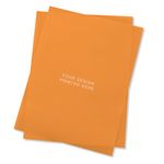 Printed Orange Translucent Vellum
