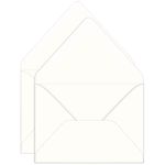 Wedding White Double Envelopes - A7 Gmund Colors Matt 5 1/4 x 7 1/4 Euro Flap 91T