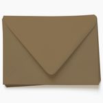 Walnut Brown Envelopes - A7.5 Gmund Colors Matt 5 1/2 x 7 1/2 Euro Flap 68T