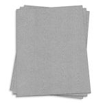 Stone Grey Card Stock - 8 1/2 x 11 Gmund Wood Grain 111lb Cover