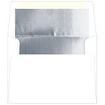 Silver Foil Lined Envelopes - A2 Radiant White 4 3/8 x 5 3/4 70T