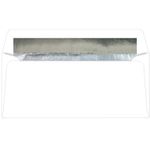 Silver Foil Lined Envelopes - #10 Radiant White 4 1/8 x 9 1/2 70T