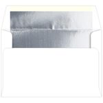Silver Foil Lined Envelopes - A8 Radiant White 5 1/2 x 8 1/8 70T
