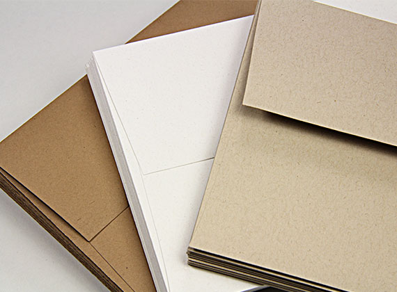 Pearl Foil Invitation, Flat Card 5x7, Ecru Cardstock, 80lb - LCI Paper