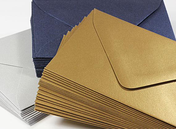 Gold Foil Invitation, Flat Card 5x7, Radiant White Cardstock, 80lb - LCI  Paper