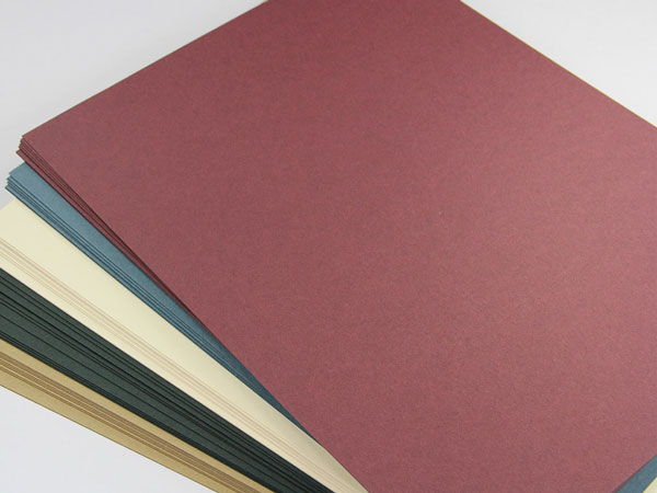 Scarlet Red Card Stock - 8 1/2 x 11 Gmund Colors Felt 118lb Cover - LCI  Paper