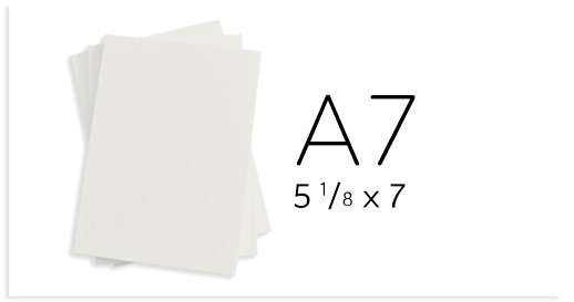A7 Cards - 5 1/8 x 7 Card Stock