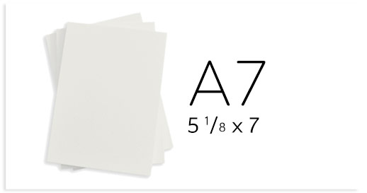 Blank Cards By Size - A1, A2, A7, A9 & Other Standard Size Cards