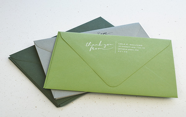 Envelopes by Color