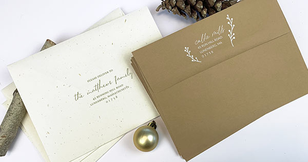 Eco-Friendly Holiday Envelopes