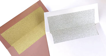 Glitter Envelope Liners