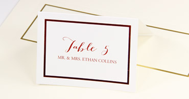blank seating cards