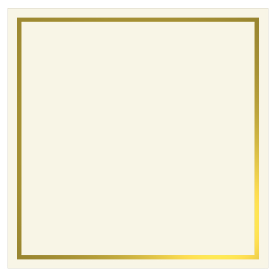 Unique 22 Gold Border Card Stock