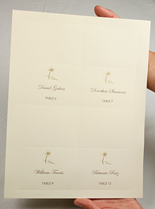 Learn How Easy It Is To Print LCI's 4-Up Computer Place Cards - LCI Paper