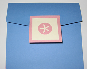 Melissa's sea blue pocket fold