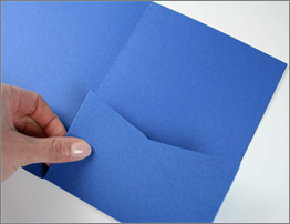Complete A7 pocketfold made from 11 x 17 cardstock