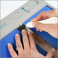 score lines for folding with a bone folder