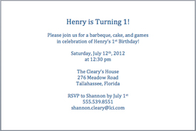4x6 invitation Word document