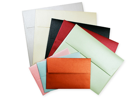 Aspire Petallics metallic envelopes in a variety of sizes