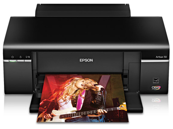 Epson Artisan 50 printer tray closed