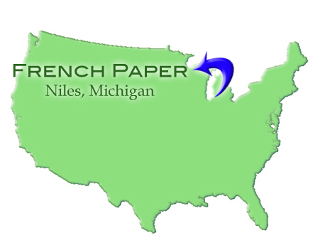 French paper Co. is in Niles, Michigan in the U.S.