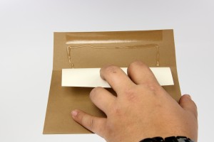 Gluing down the liner with ZipDry Glue