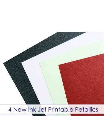 4 new ink jet printable Petallics colors