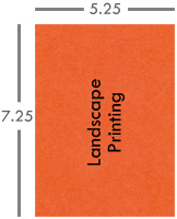 Landscape printing envelope graphic Landscape printing envelope graphic