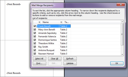 How to Use Microsoft Mail Merge to Print 4up Place Cards - LCI Paper