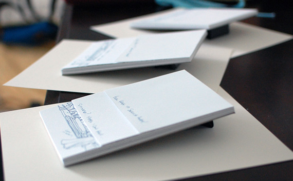 sketchbooks made with pop-tone paper