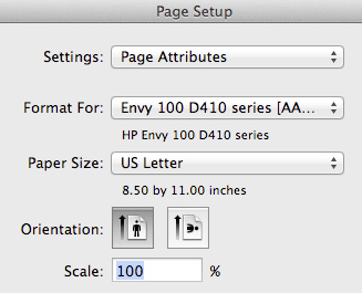 Mac print driver scaling off Mac print driver scaling off