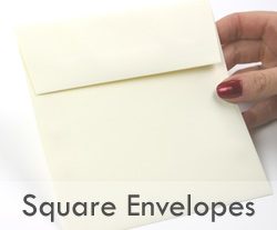 Square Envelope Ecru Square Envelope Ecru