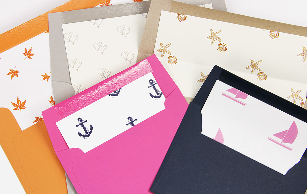 Sneak Peek Custom Printed Envelope Liners! LCI Paper