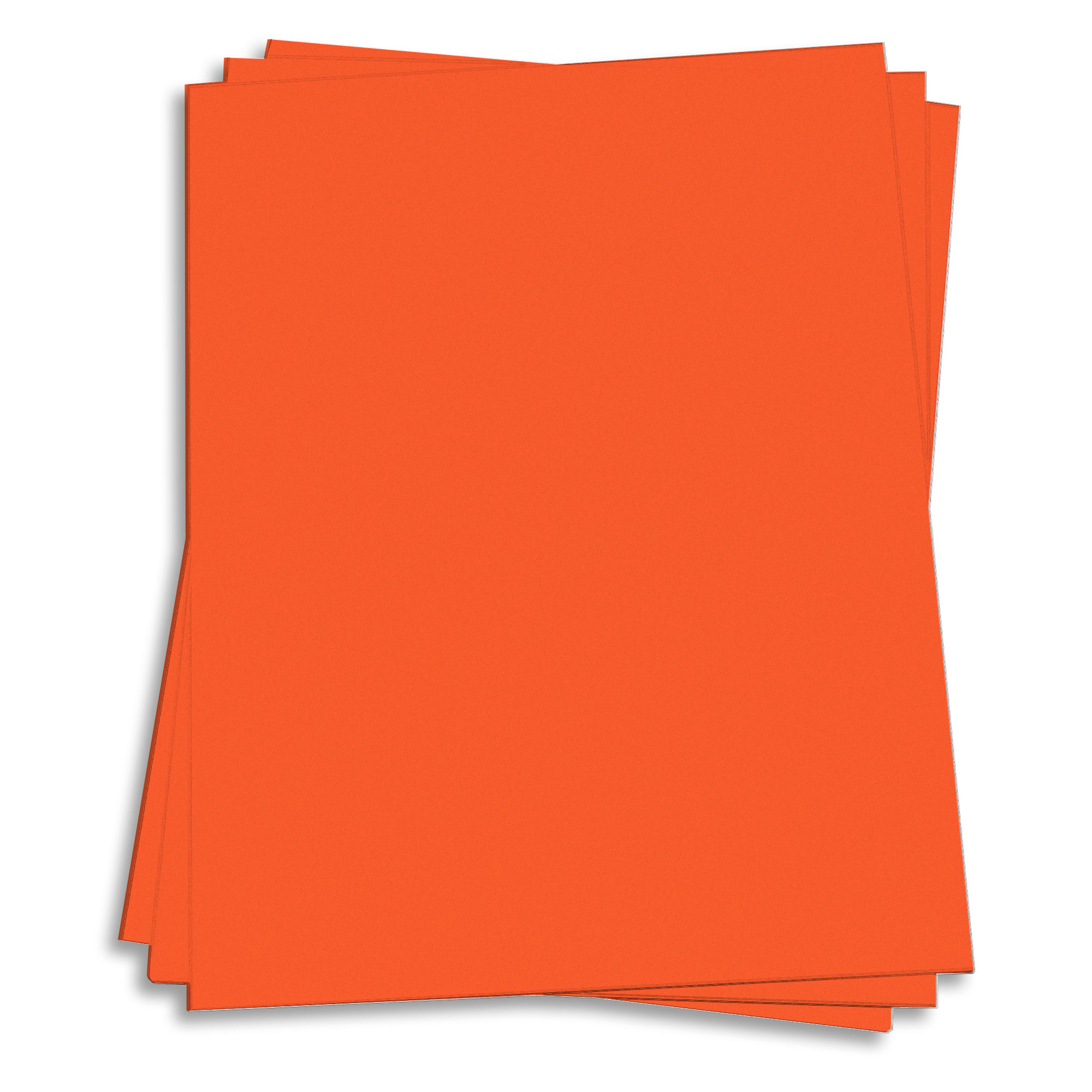 Orbit Orange Card Stock - 8 1/2 x 11 65lb Cover