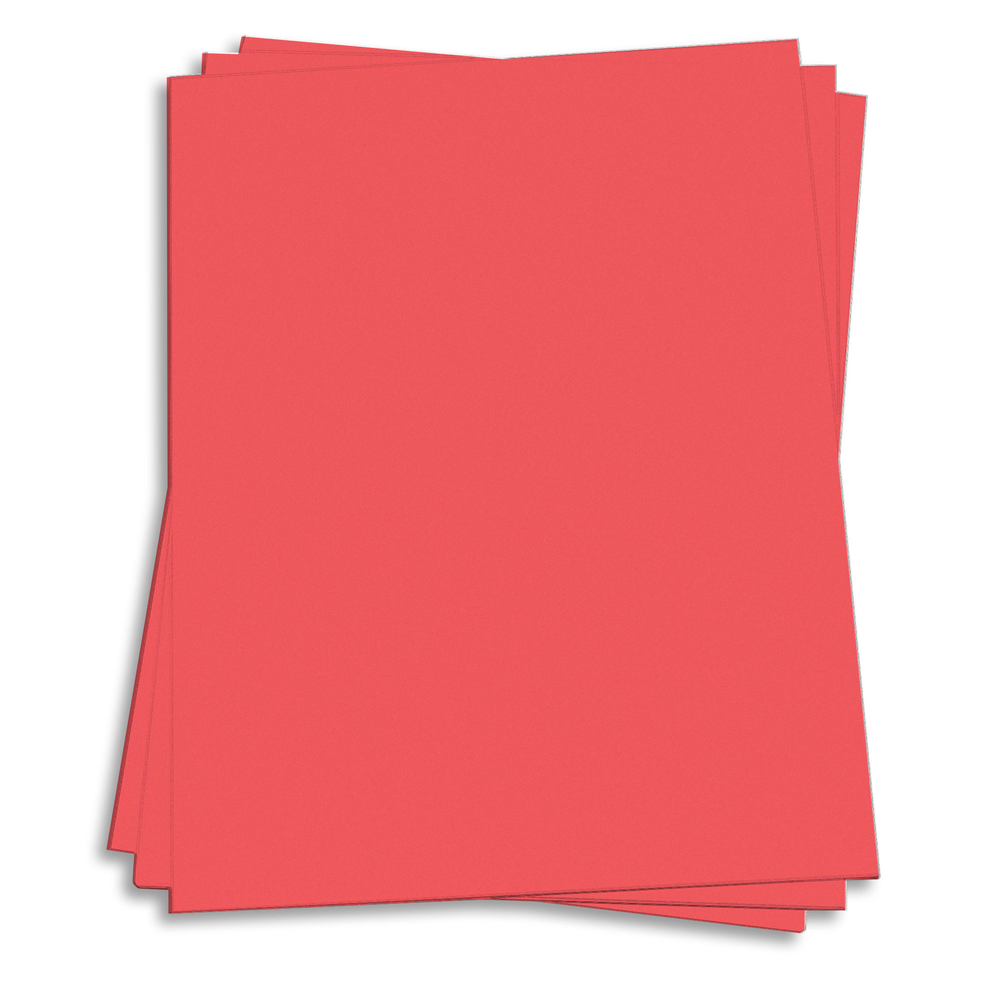 Rocket Red Card Stock - 8 1/2 x 11 65lb Cover