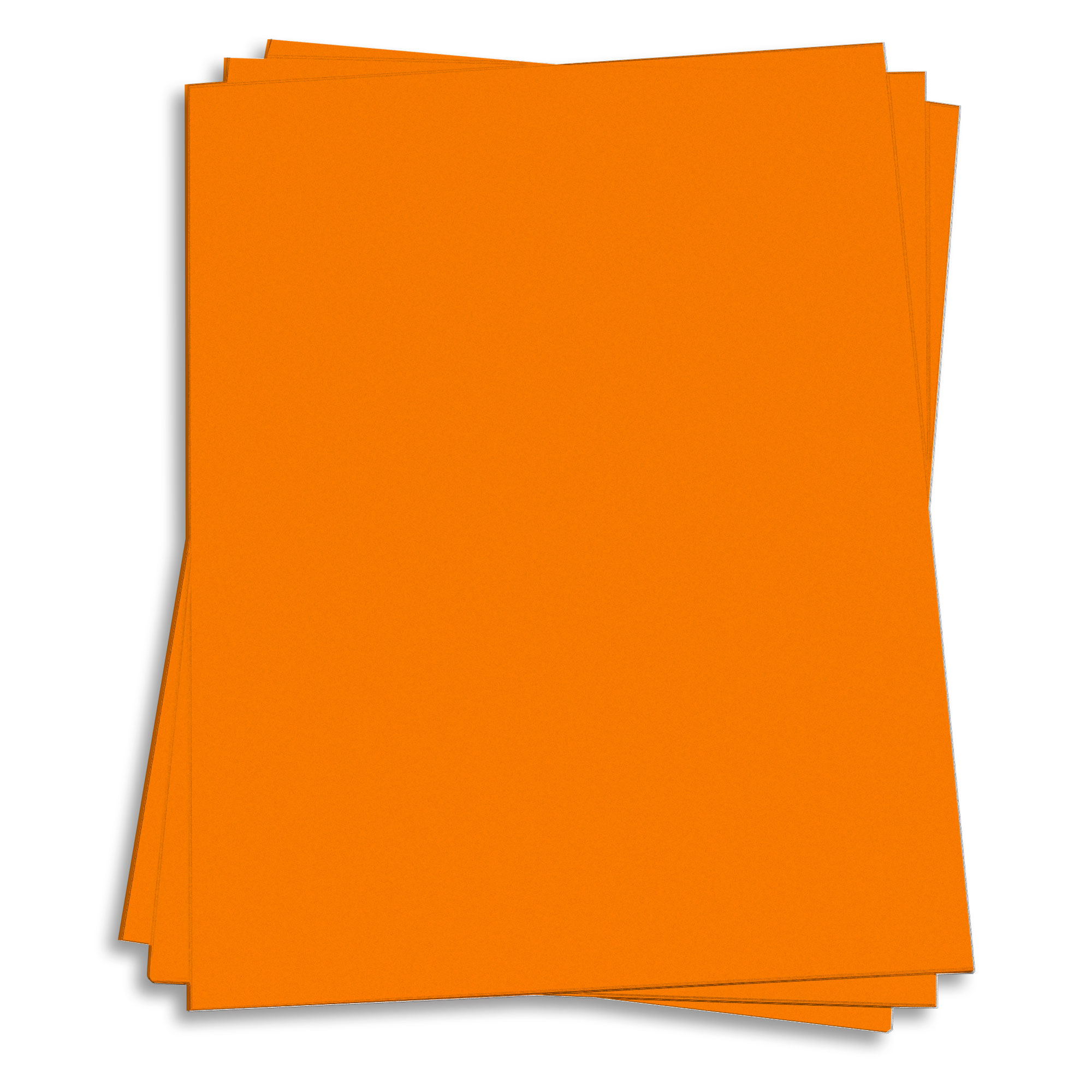 Cosmic Orange Card Stock - 8 1/2 x 11 65lb Cover