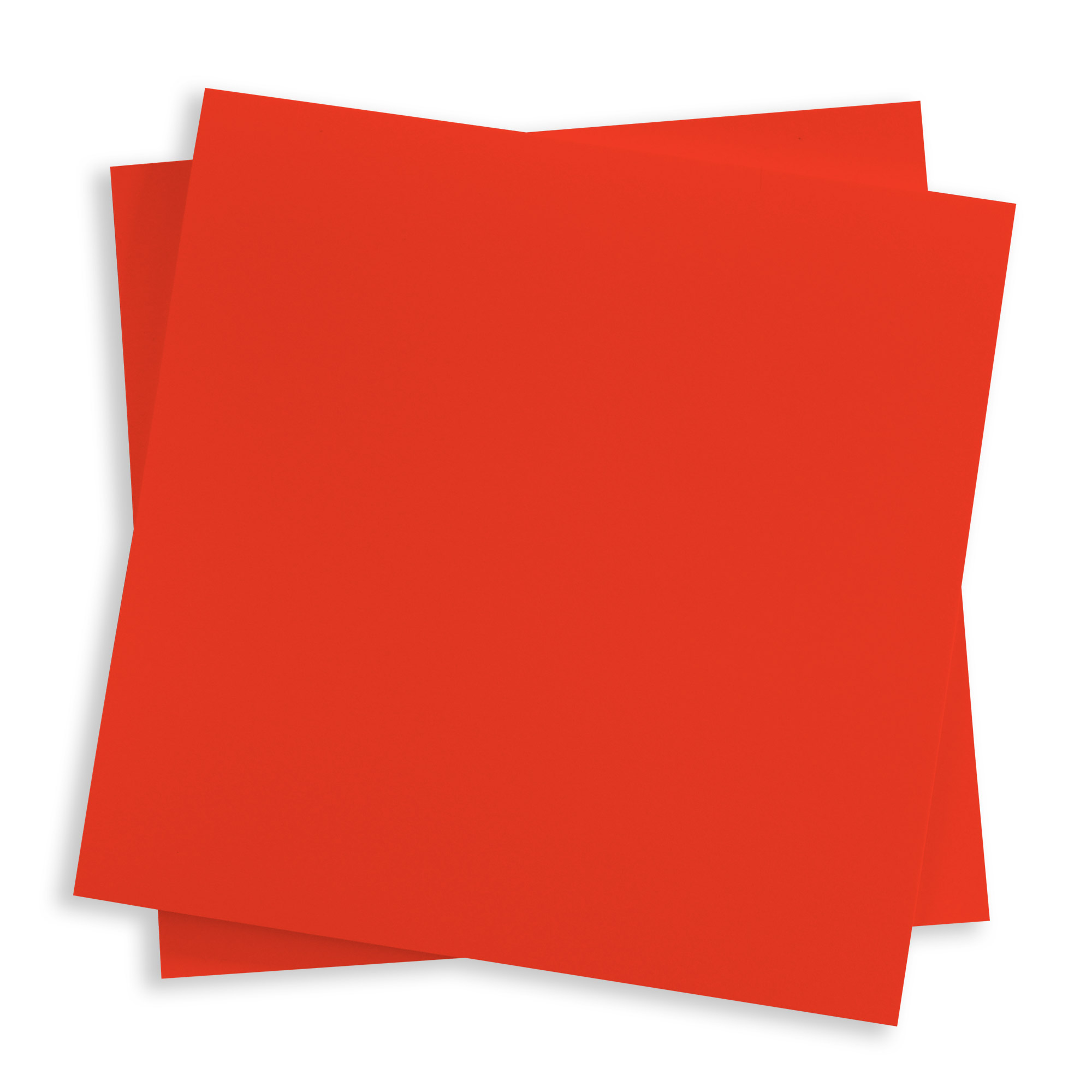 Cayenne Red Flat Card - 3 x 3 Gmund Colors Matt 111C
