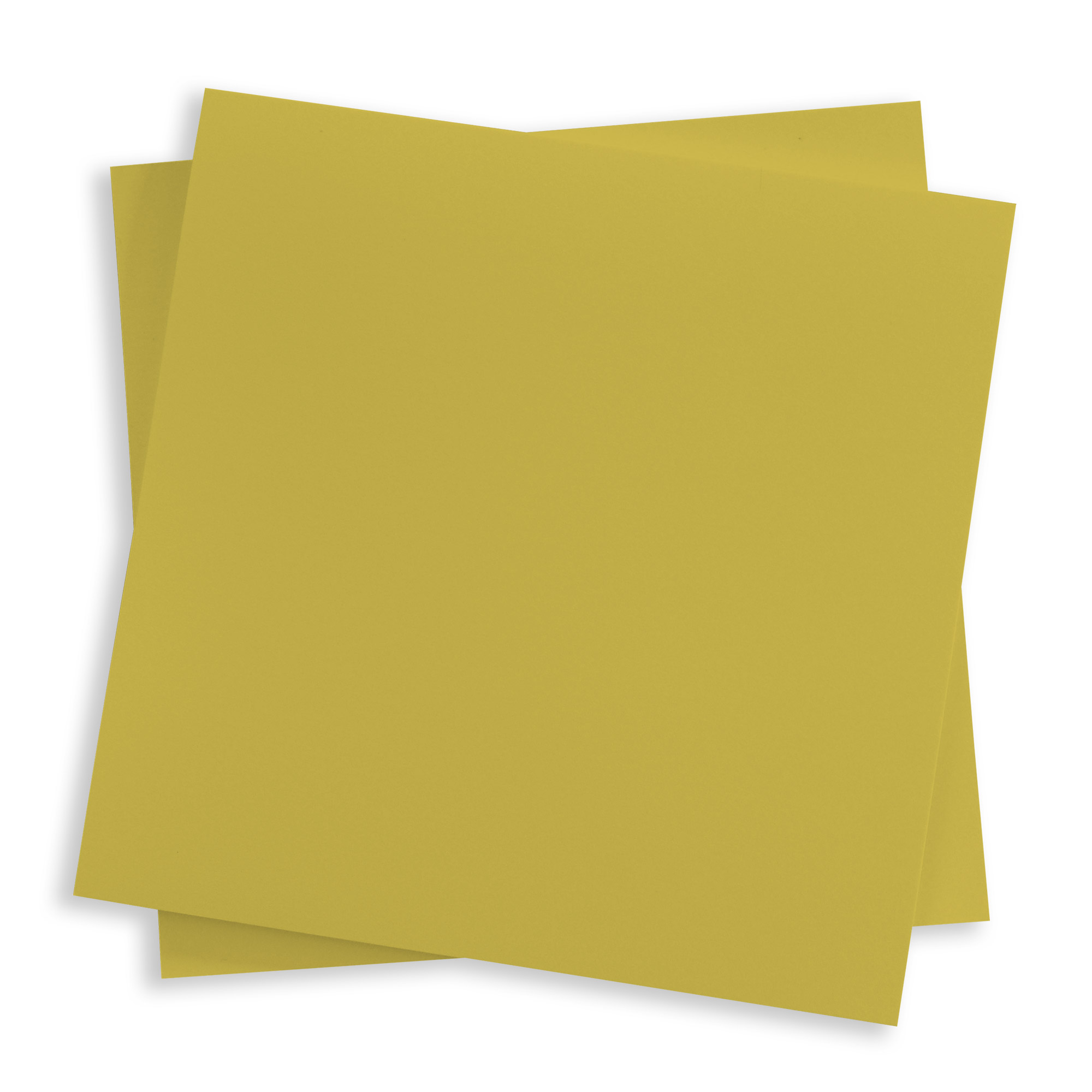 Chartreuse Flat Card - 3 x 3 Gmund Colors Matt 111C