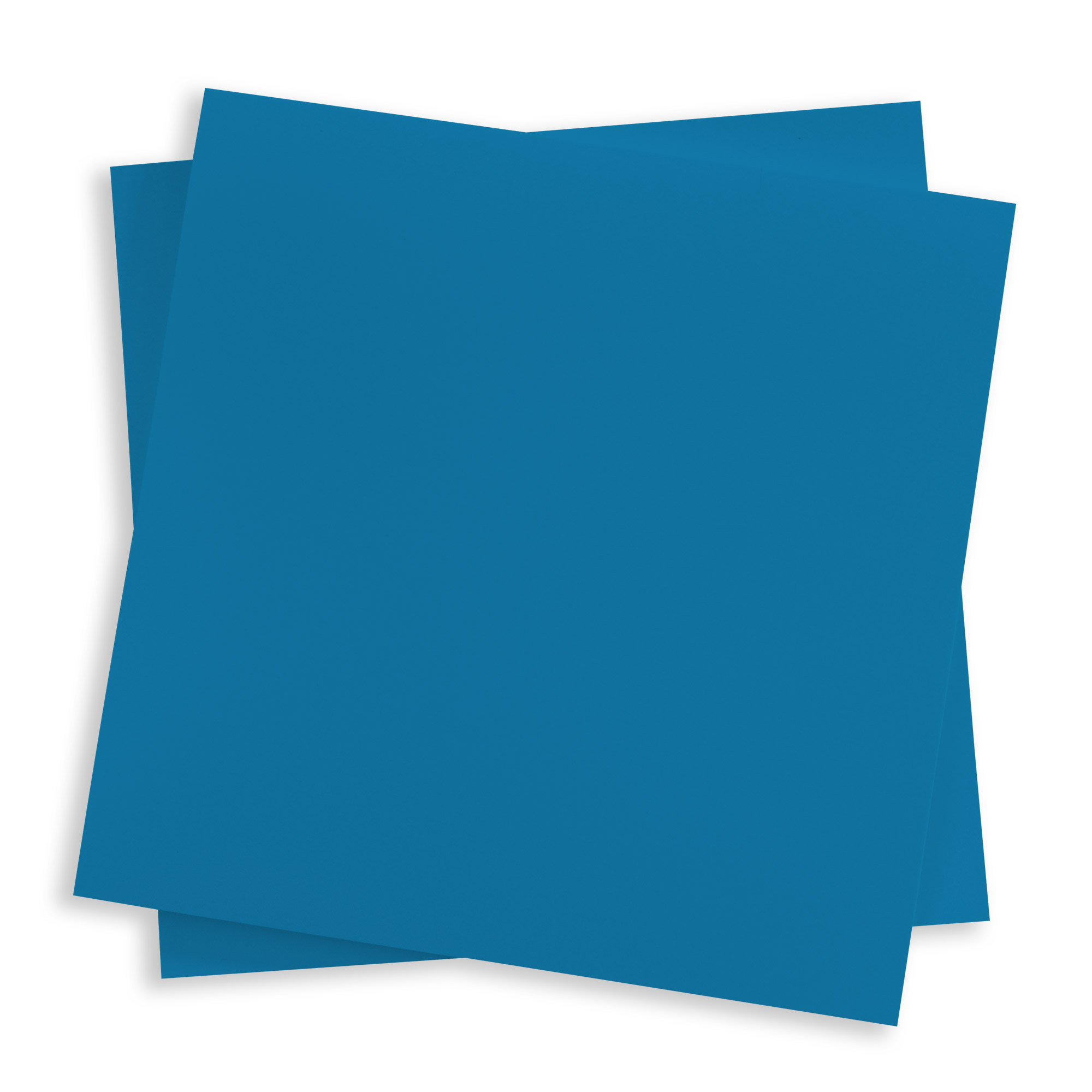 Cyan Blue Flat Card - 3 x 3 Gmund Colors Matt 111C