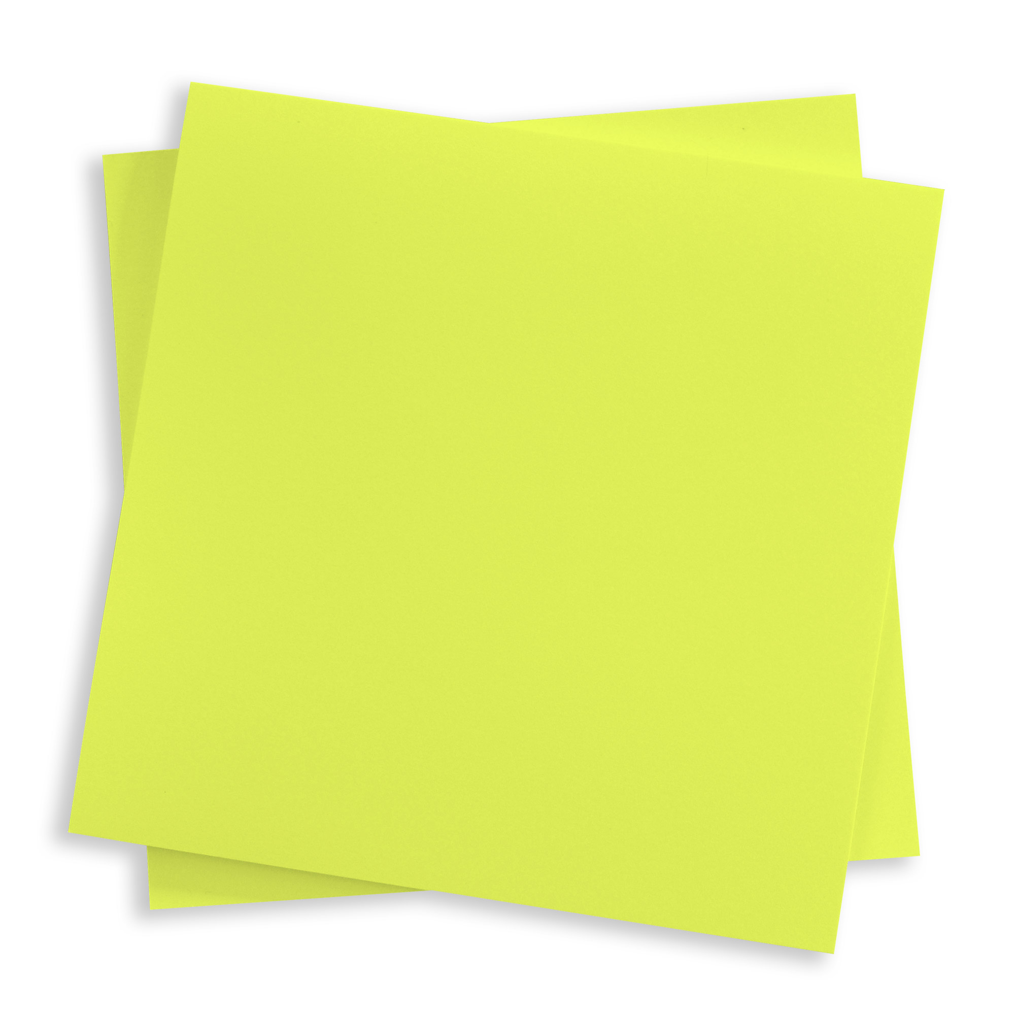 Key Lime Flat Card - 3 x 3 Gmund Colors Matt 111C