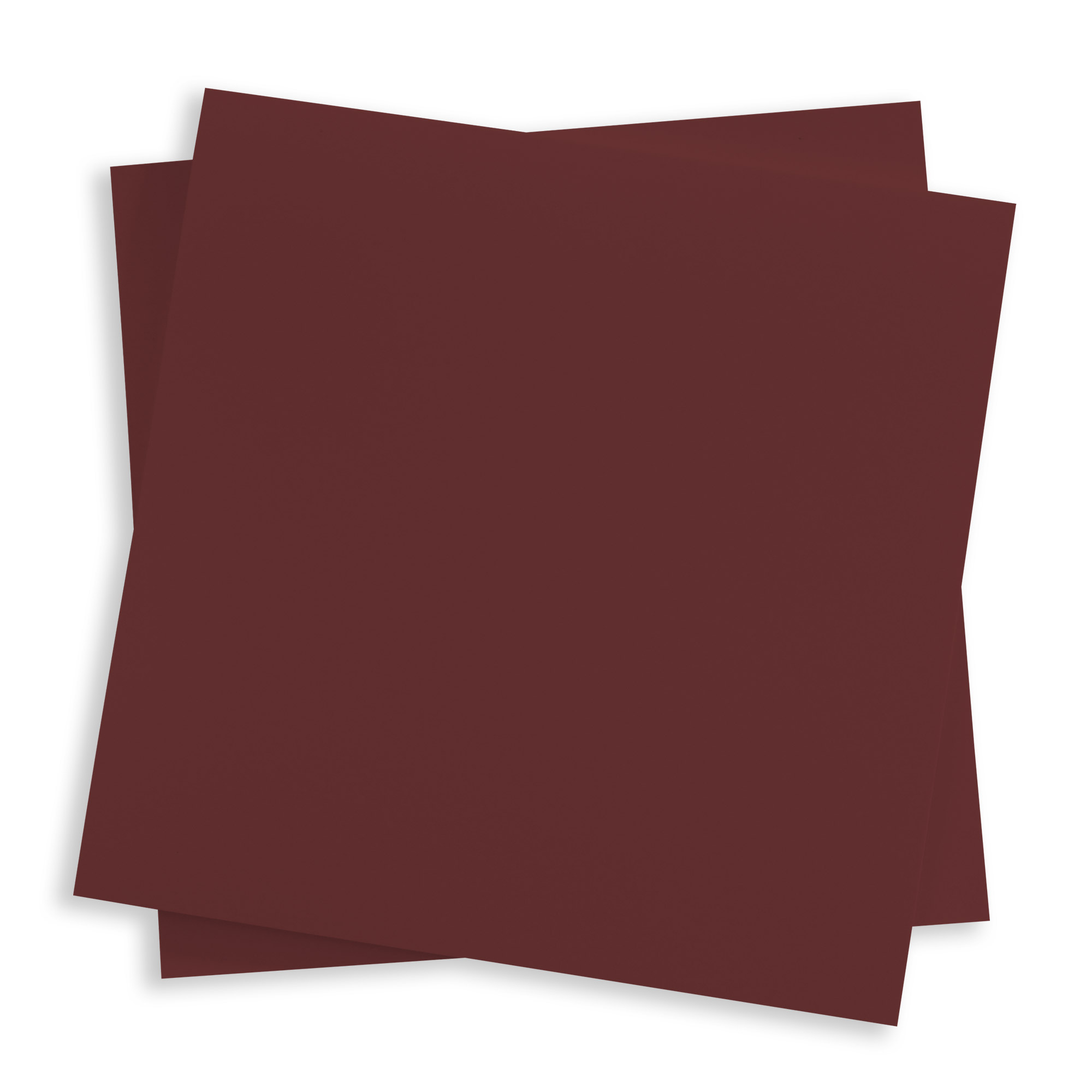 Merlot Red Flat Card - 3 x 3 Gmund Colors Matt 111C