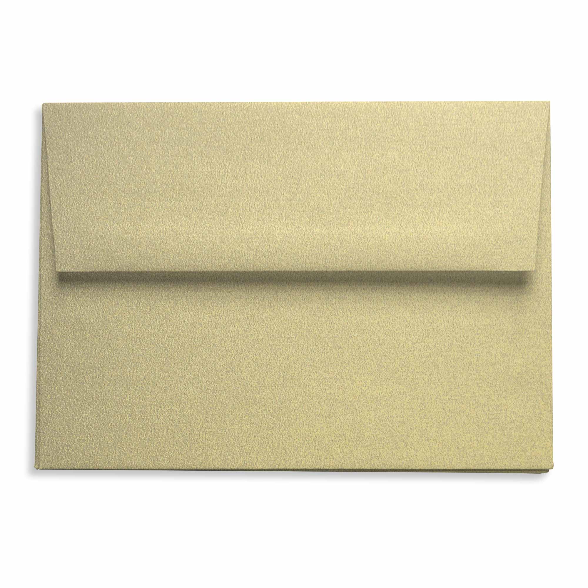 Gold Leaf Envelopes - A1 Curious Metallics 3 5/8 x 5 1/8 Straight Flap 80T