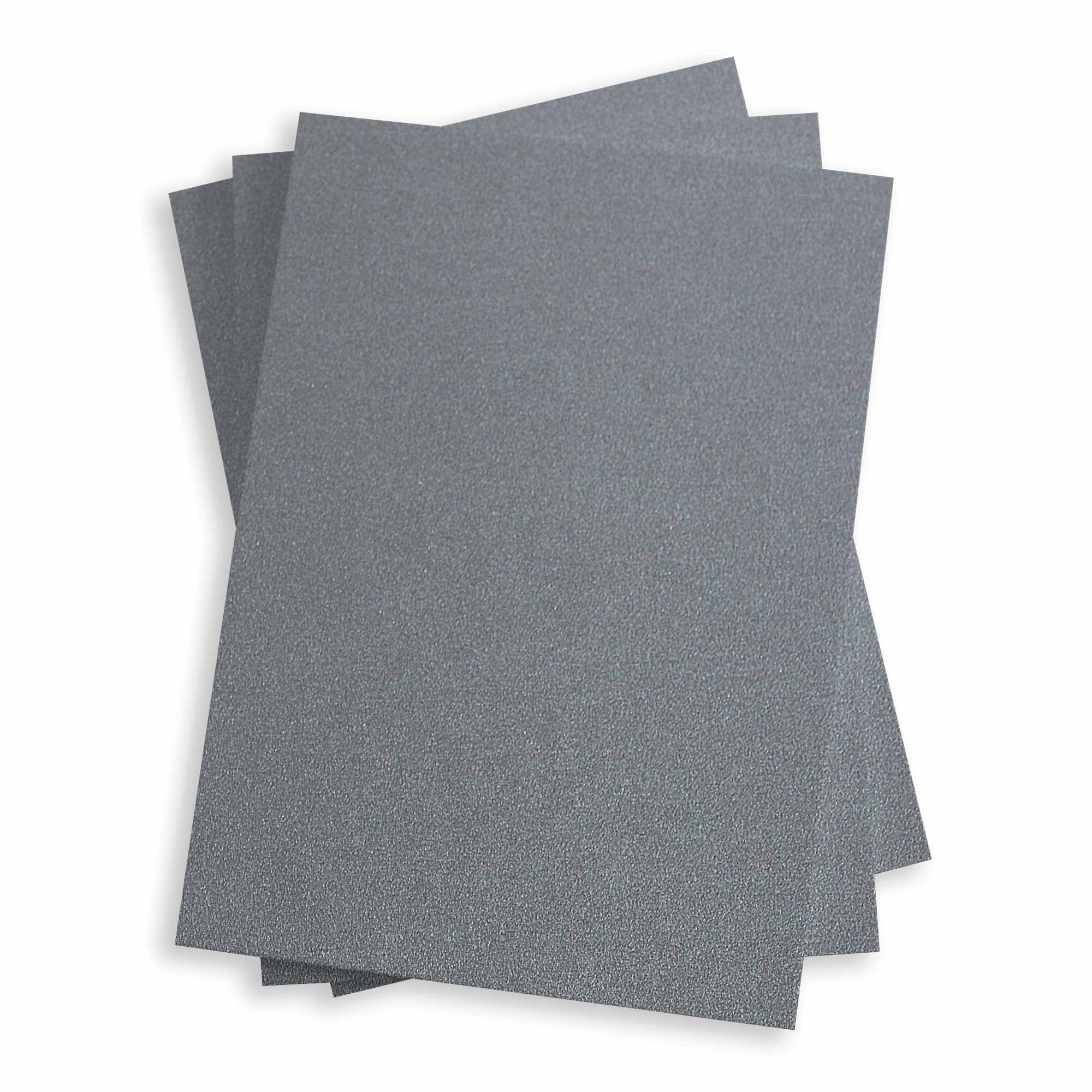 5” x 7” Curious Metallic Flat Note Cards - Ice Silver Cardstock Smooth and  Beautiful Shine Finish - 111lb Cardstock | 25 Per Pack