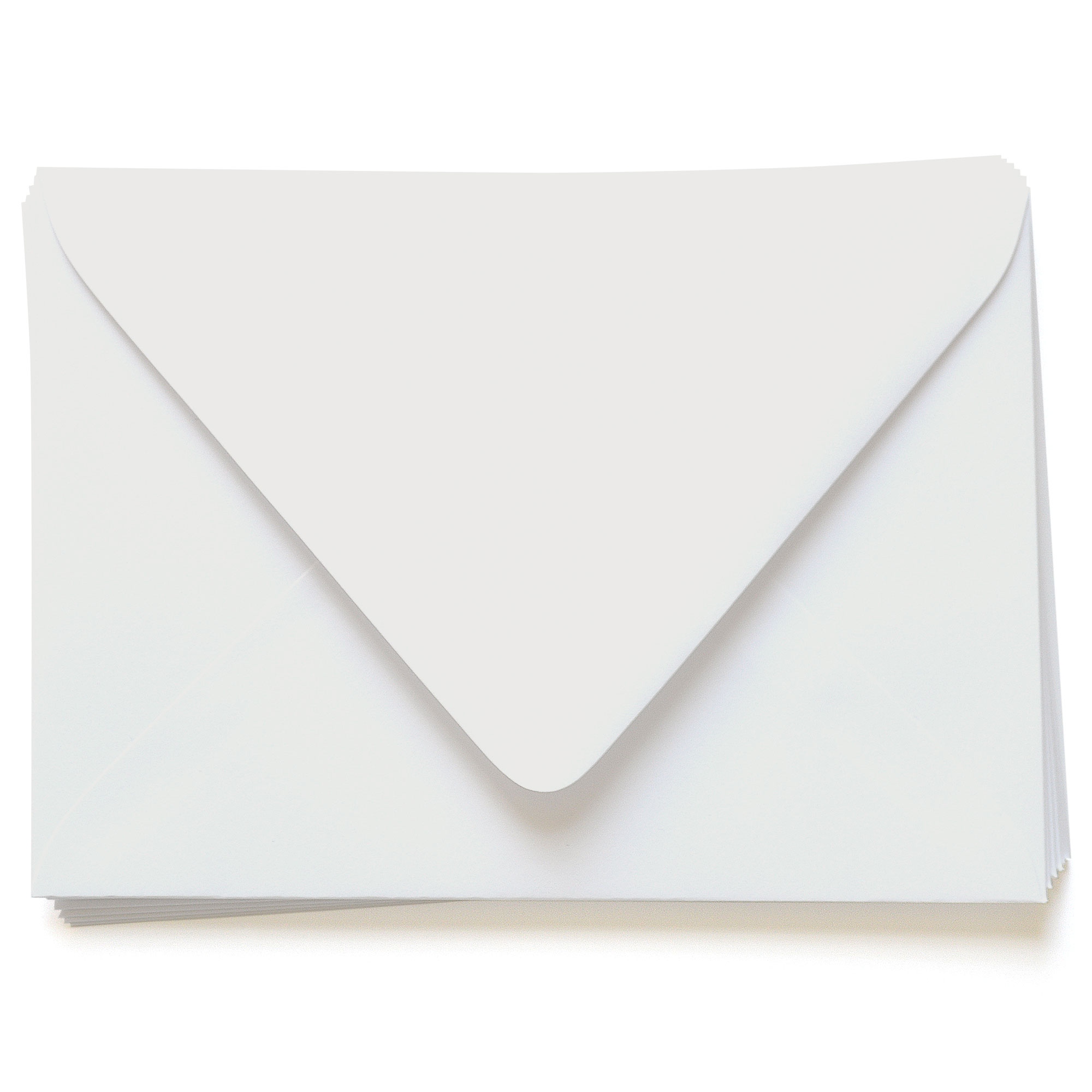 New Grey Envelopes - A7.5 Gmund Cotton 5 1/2 x 7 1/2 Euro Flap 74T