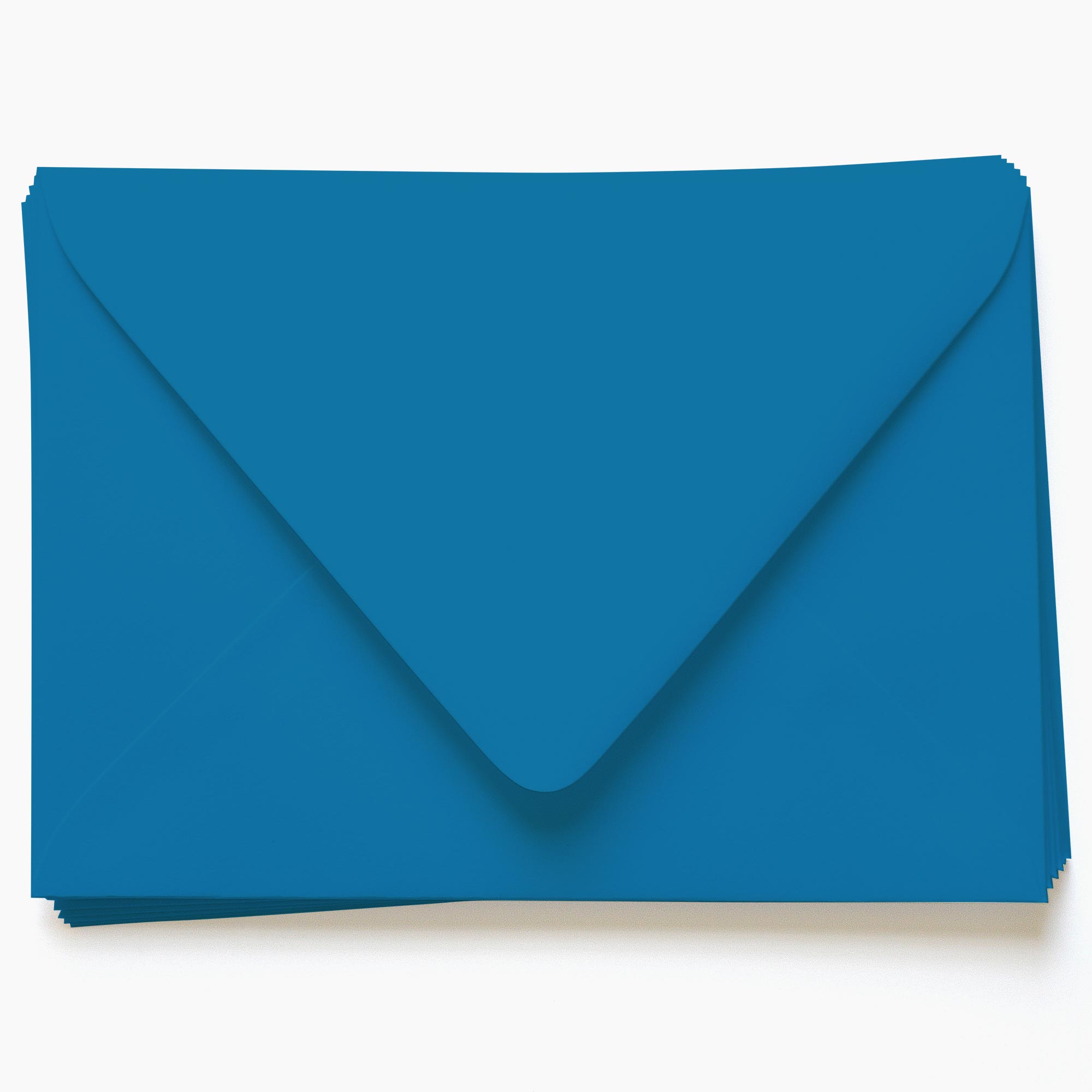 Cyan Blue Envelopes - A7.5 Gmund Colors Matt 5 1/2 x 7 1/2 Euro Flap 68T