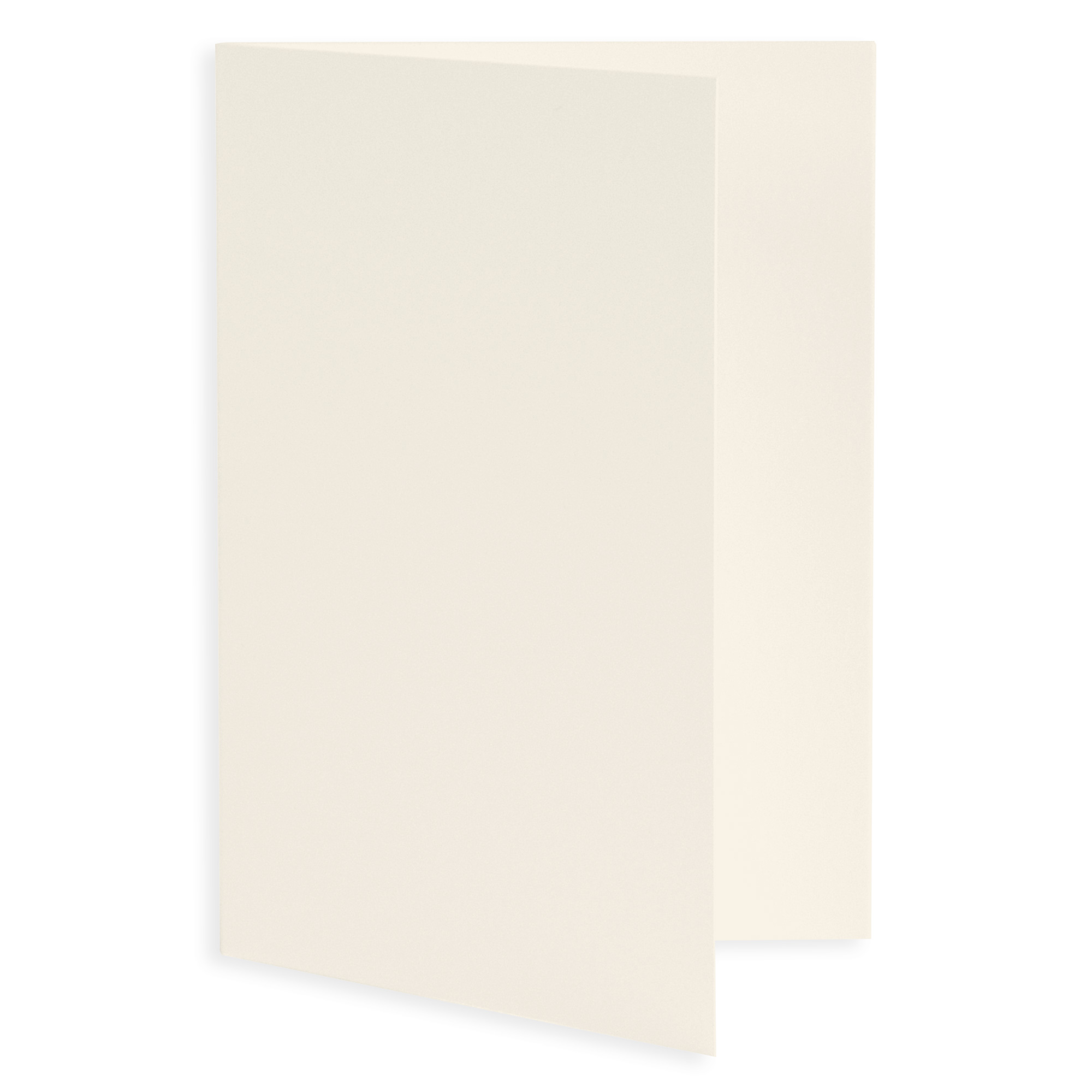 Ecru Folded Card - A1 LCI Smooth 3 1/2 x 4 7/8 65C