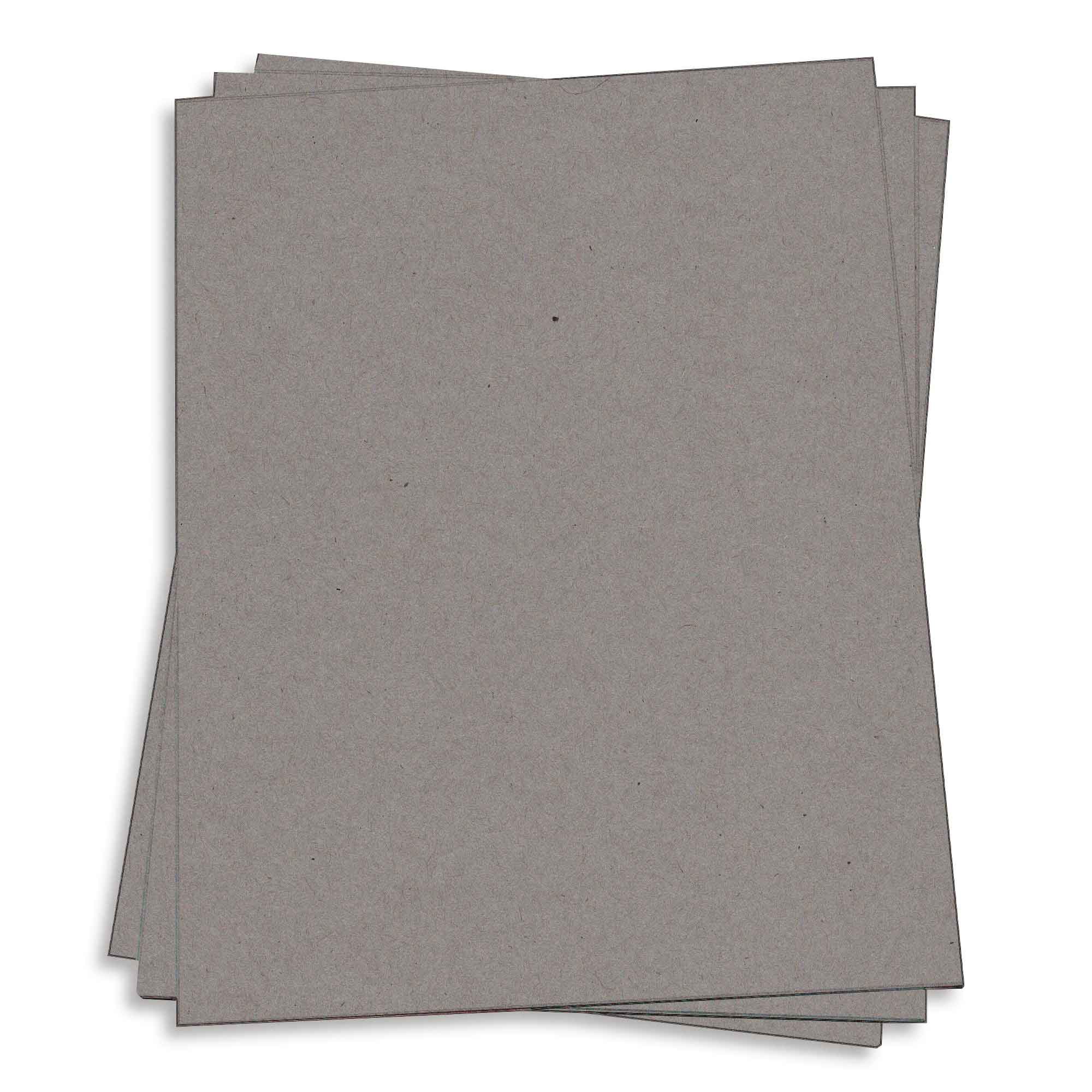 Concrete Grey Card Stock - 8 1/2 x 14 Environment Raw 80lb Cover