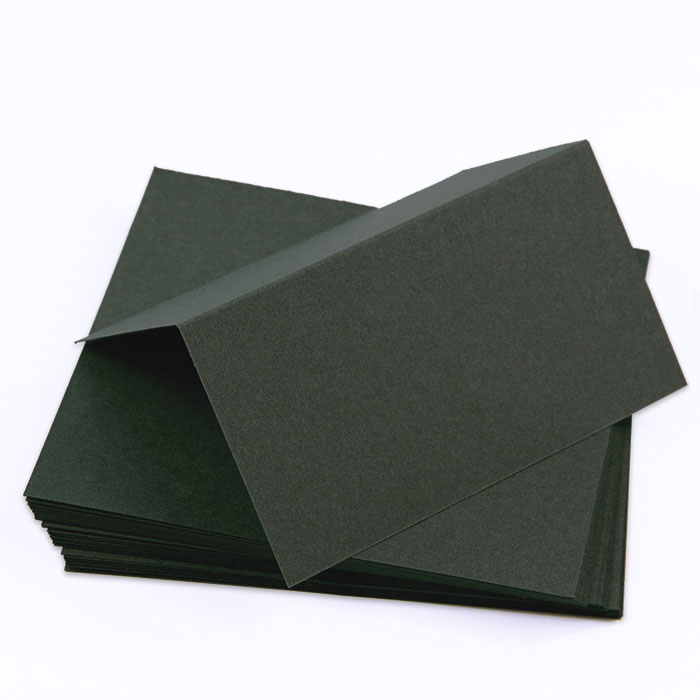 Black Forest Folded Place Card - Gmund Colors Matt 111C