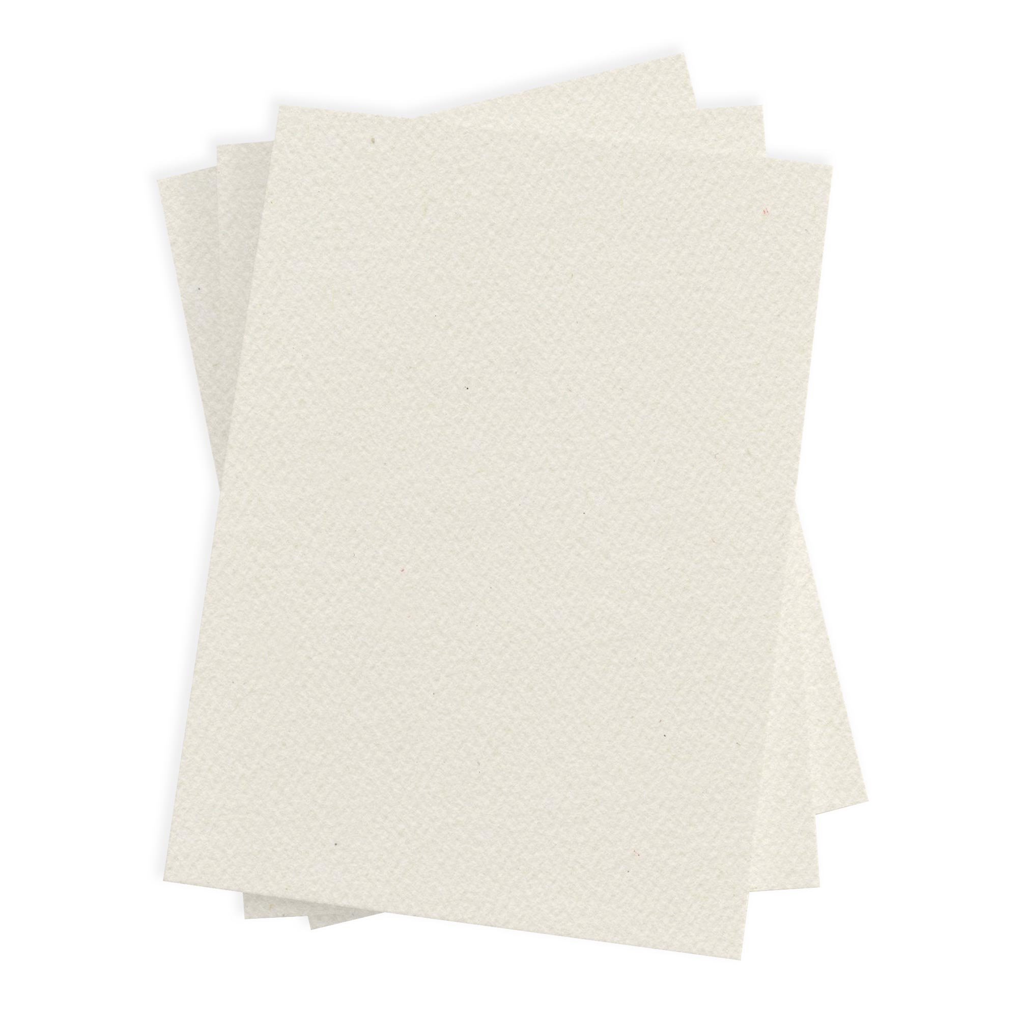 Ecru Card Stock - 8 1/2 x 11 LCI Smooth 80lb Cover - LCI Paper